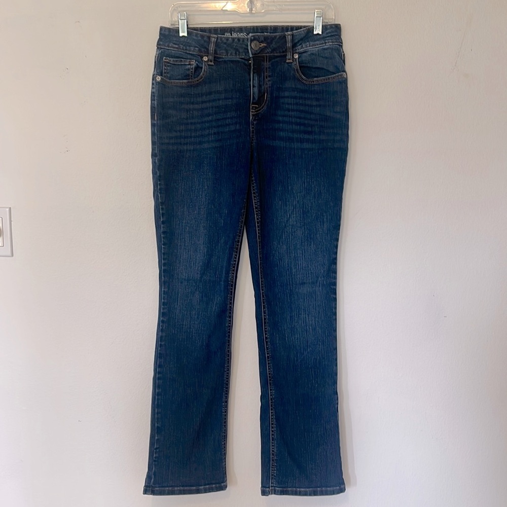 Maurice’s women’s jeans, size 10 flare leg, mid-rise
